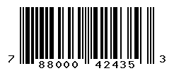 UPC barcode number 788000424353