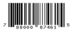 UPC barcode 788000874615