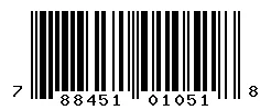 UPC barcode 788451010518