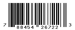 UPC barcode number 788454267223