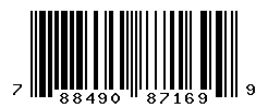 UPC barcode number 788490871699