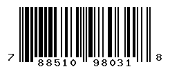 UPC barcode number 788510980318
