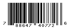 UPC barcode 788647407726