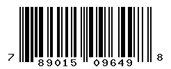 UPC barcode number 789015096498