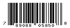 UPC barcode number 789088058508