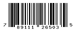 UPC barcode number 7891112265035