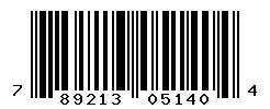 UPC barcode 789213051404