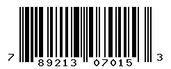UPC barcode 789213070153