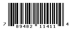 UPC barcode number 789482114114