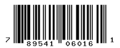 UPC barcode number 789541060161