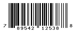 UPC barcode number 789542125388