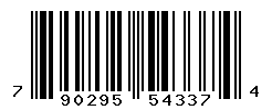 UPC barcode number 790295543374