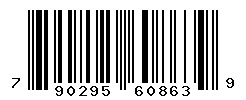 UPC barcode number 790295608639