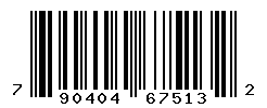 upc 790404675132 barcode image