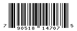 UPC barcode number 790518147075