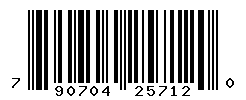 UPC barcode number 790704257120