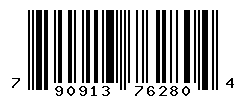 UPC barcode number 790913762804