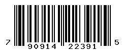 UPC barcode number 790914223915