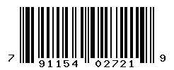 UPC barcode number 791154027219