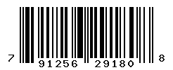 upc 791256291808 barcode image