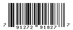 UPC barcode number 791272918277