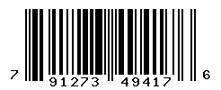 UPC barcode number 791273494176