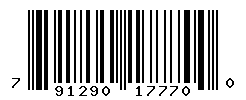 UPC barcode number 791290177700