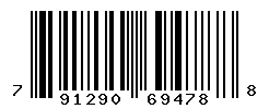 UPC barcode number 791290694788