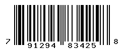 UPC barcode number 791294834258