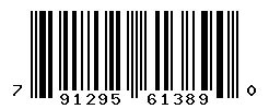 UPC 791295613890 barcode image