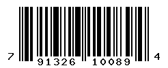 UPC barcode number 791326100894