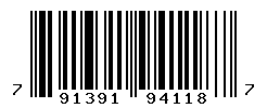 UPC barcode number 791391941187