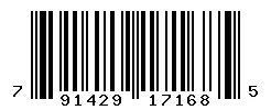 UPC barcode 791429171685