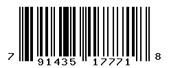 UPC barcode number 791435177718