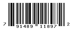 upc 791489118972 barcode image