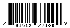 UPC barcode 791512771099