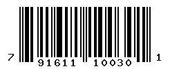 UPC barcode number 791611100301