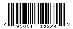 upc 791611102749 barcode image