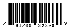 UPC barcode number 791769322969