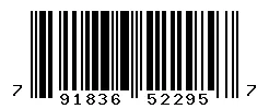 UPC barcode 791836522957