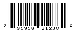 UPC barcode number 791916512380