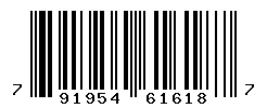 upc 791954616187 barcode image