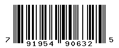 UPC barcode 791954906325