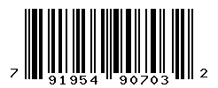 UPC barcode 791954907032