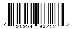 UPC barcode 791954937183