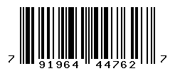 UPC barcode number 791964447627