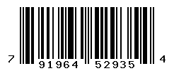 UPC barcode number 791964529354