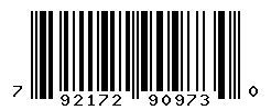 UPC barcode number 792172909730