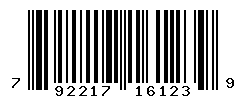 UPC barcode number 792217161239