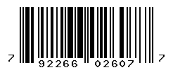 UPC barcode number 792266026077